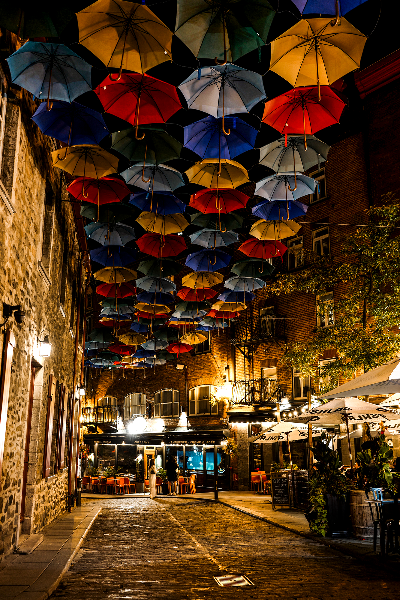 Umbrelas Quebec - Foto de Juan Enrique Barros