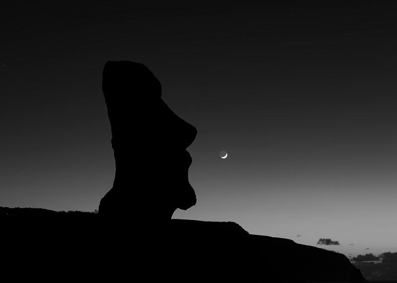 Vigía Nocturno Tongariki Rapa Nui - Foto de Cote Baeza
