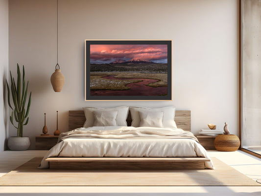 Nacimiento Río Lauca - Foto Guy Wenborne H.