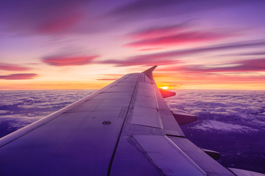 Atardecer Patagónico desde las Alturas - Foto de Alfredo Vera
