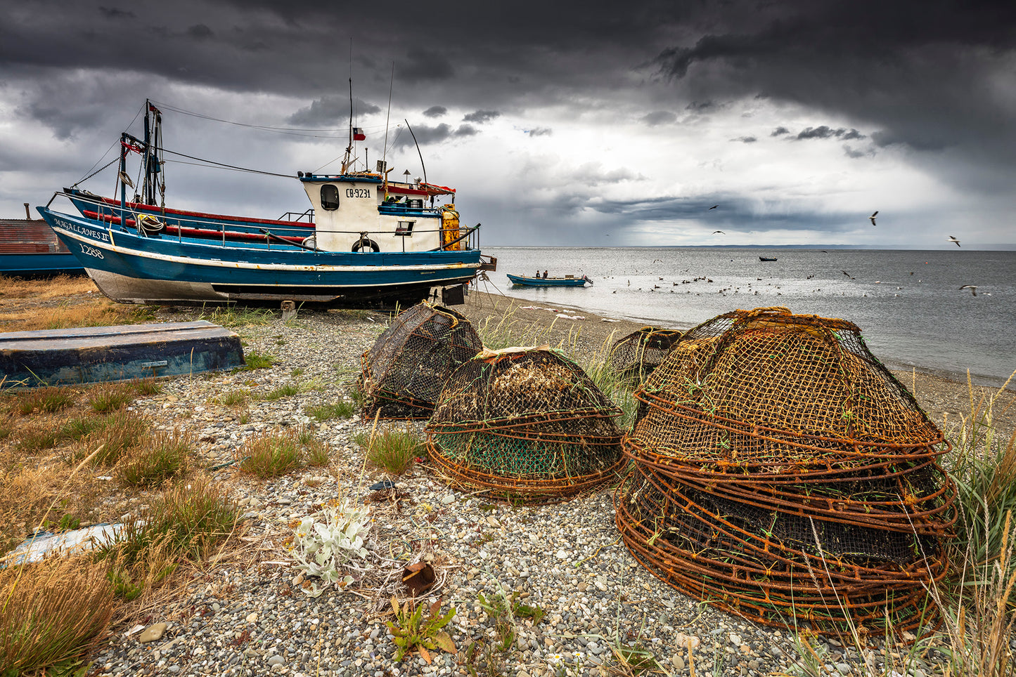 Pescadores del Estrecho de Magallanes - Foto de Andel Paulmann M.