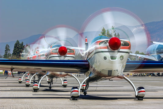 Escuadrilla Halcones - FIDAE 2018 - Foto de Alfredo Vera