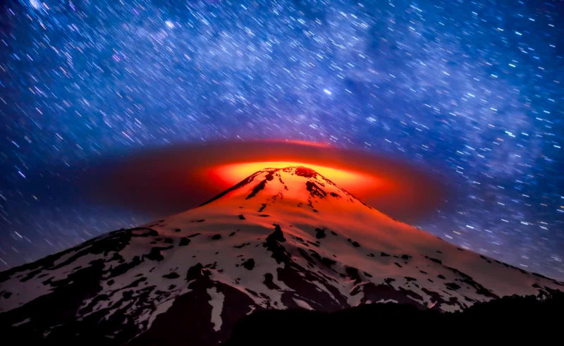Entre las Estrellas y el Volcán - Foto de Francisco Negroni