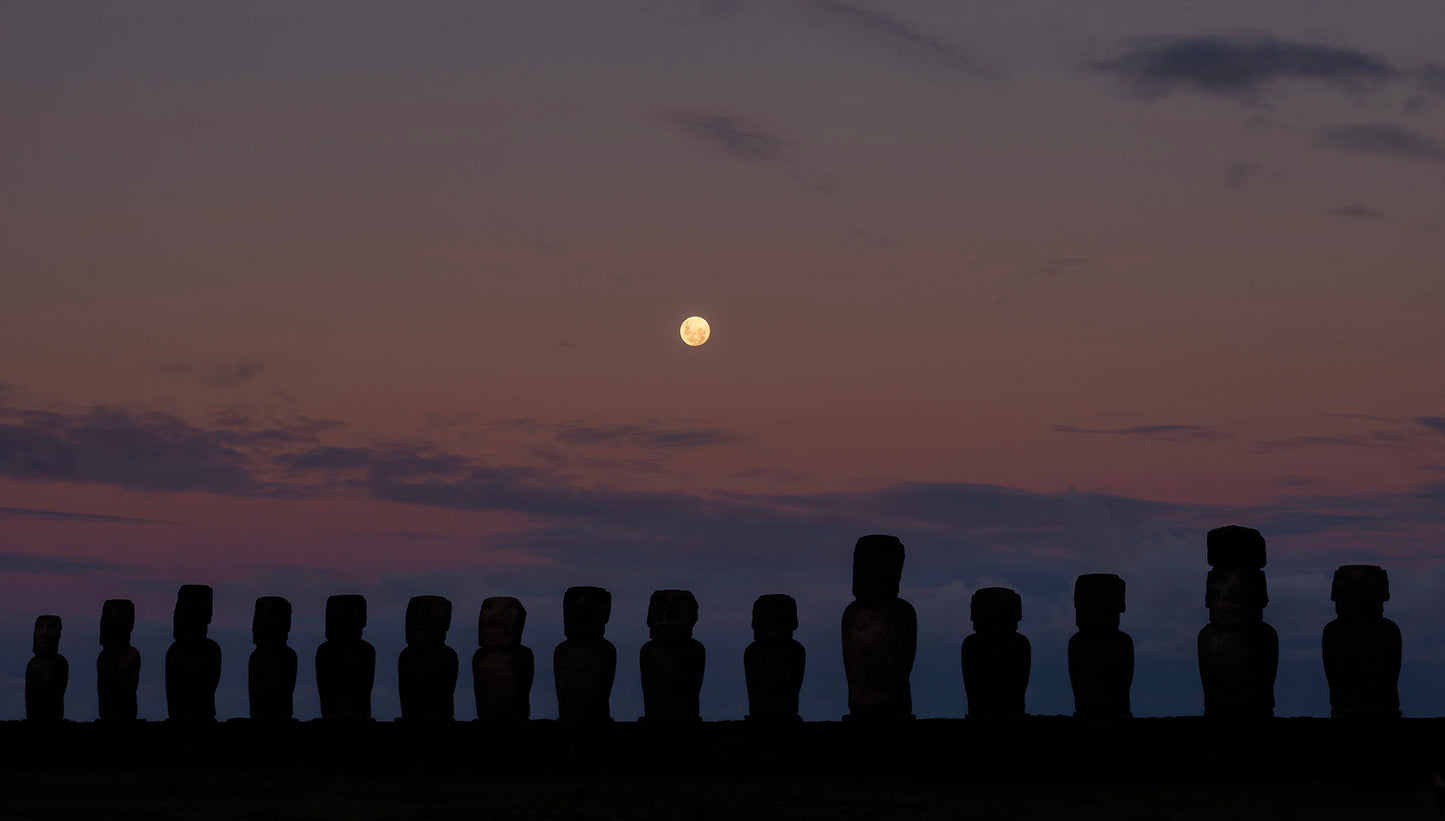Ahí Tongariki Rapa Nui - Foto de Guy Wenborne H.