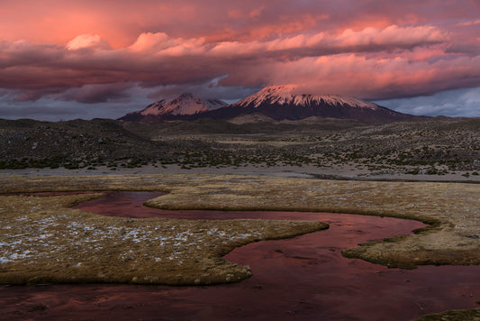 Nacimiento Rio Lauca - Foto Guy Wenborne H.