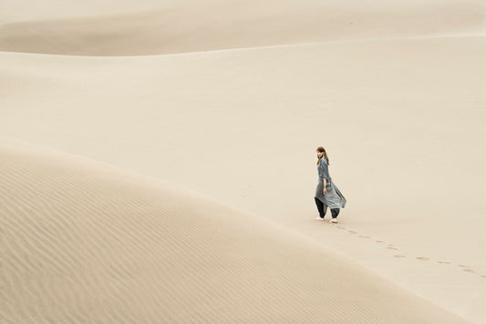 Mis huellas en el desierto - Foto de Pablo Wilson L.